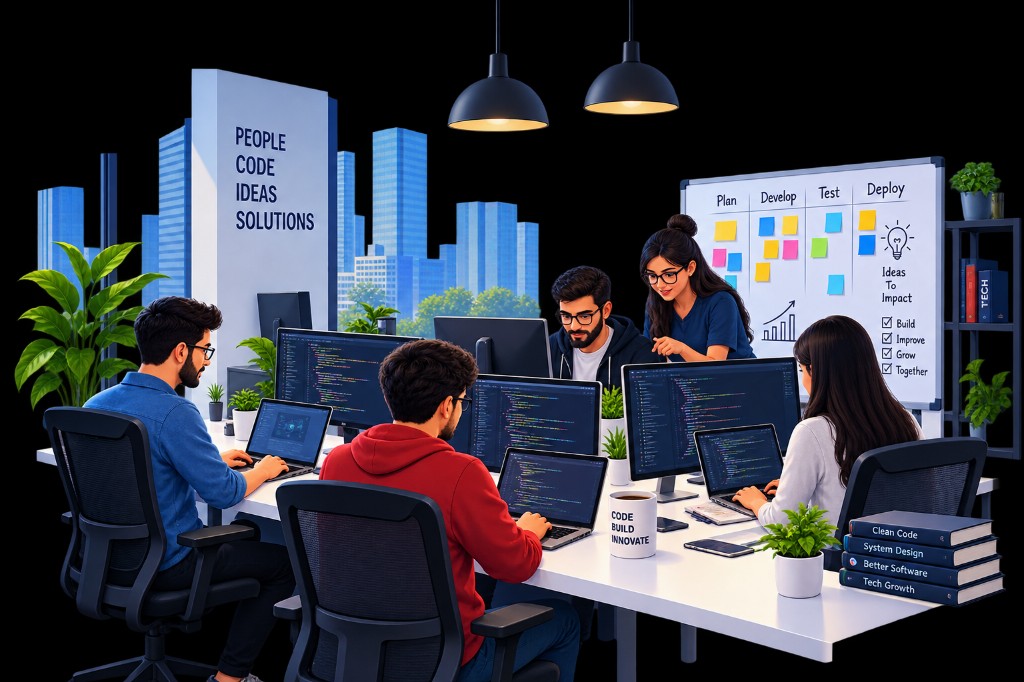 TechSee development team collaborating